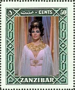 Stamp, Elizabeth Rosemond Taylor, Cinderellas,  , Actors, Famous People, Photographs, Women