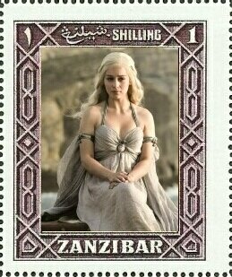Stamp, Emilia Isobel Euphemia Rose Clarke, Cinderellas,  , Actors, Famous People, Photographs, Women