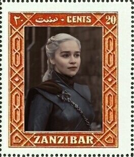 Stamp, Emilia Isobel Euphemia Rose Clarke, Cinderellas,  , Actors, Famous People, Photographs, Women