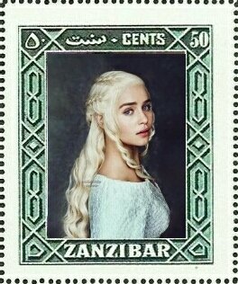 Stamp, Emilia Isobel Euphemia Rose Clarke, Cinderellas,  , Actors, Famous People, Photographs, Women