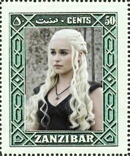 Stamp, Emilia Isobel Euphemia Rose Clarke, Cinderellas,  , Actors, Famous People, Photographs, Women