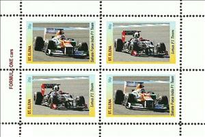 Mini Sheet, Formula One cars, Cinderellas,  , Cars, Formula One