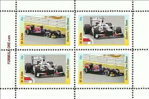 Mini Sheet, Formula One cars, Cinderellas,  , Cars, Formula One