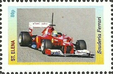 Stamp, Formula One cars, Cinderellas,  , Cars, Formula One