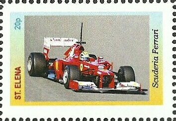 Stamp, Formula One cars, Cinderellas,  , Cars, Formula One