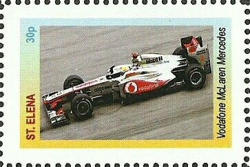 Stamp, Formula One cars, Cinderellas,  , Cars, Formula One