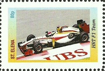 Stamp, Formula One cars, Cinderellas,  , Cars, Formula One