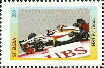 Stamp, Formula One cars, Cinderellas,  , Cars, Formula One