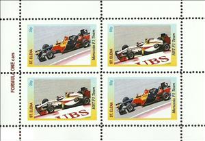 Mini Sheet, Formula One cars, Cinderellas,  , Cars, Formula One