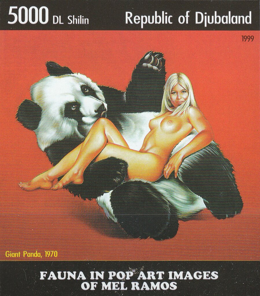 Giant Panda, 1970 (Fauna in Pop Art Images of Mel Ramos)