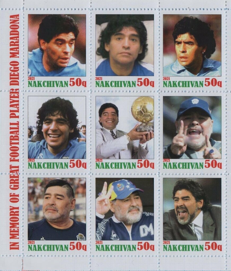In memort of great football player Diego Maradona