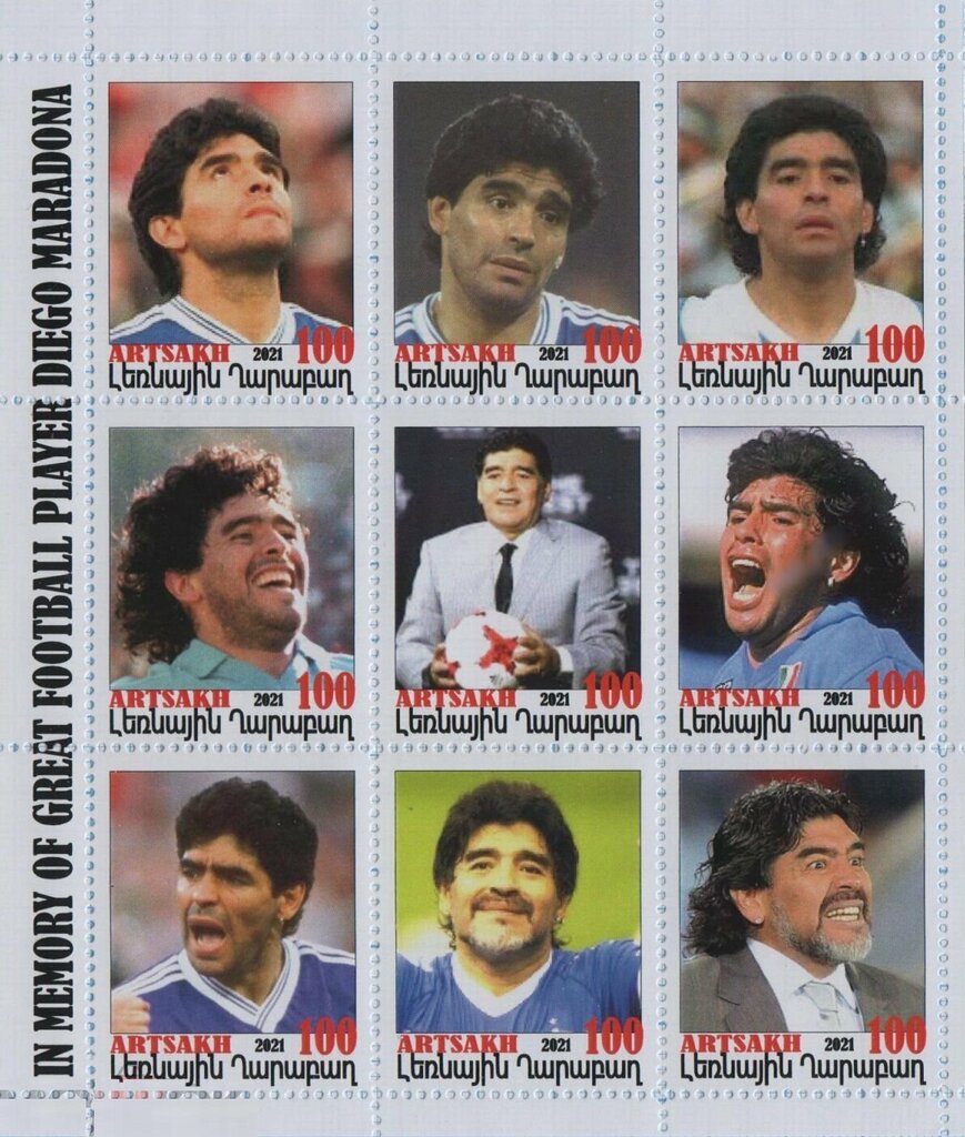 In memort of great football player Diego Maradona
