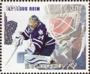 Stamp, NHL Goalkeepers, Cinderellas,  , Hockey, Ice-hockey, Men, People, Sports