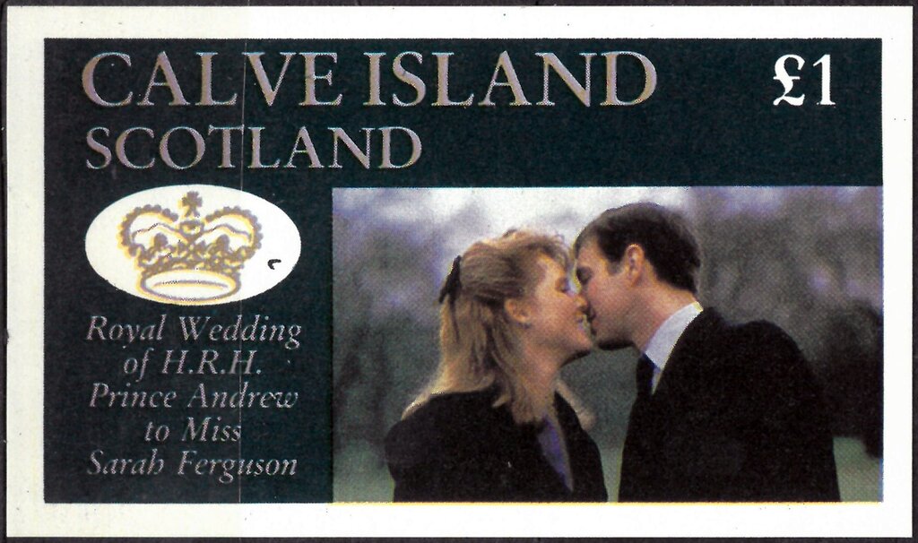 Royal Wedding of H.R.H. Prince Andrew to Miss Sarah Fer