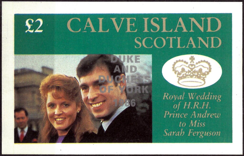 Royal Wedding of H.R.H. Prince Andrew to Miss Sarah Fer