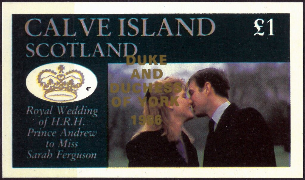 Royal Wedding of H.R.H. Prince Andrew to Miss Sarah Fer