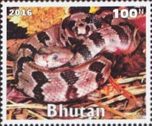 Stamp, Snakes, Cinderellas,  , Animals (Fauna), Snakes