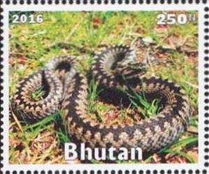 Stamp, Snakes, Cinderellas,  , Animals (Fauna), Snakes
