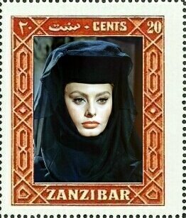 Stamp, Sophia Loren (Sofia Villani Scicolone), Cinderellas,  , Actors, Famous People, Photographs, Women