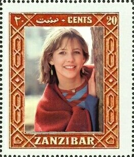 Stamp, Sophie Danièle Sylvie Marceau, Cinderellas,  , Actors, Famous People, Photographs, Women