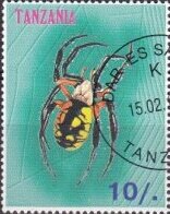 Stamp, Spiders, Cinderellas,  , Insects, Spiders