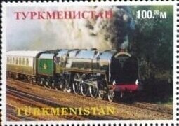 Stamp, Trains of the world, Cinderellas,  , Locomotives, Railways, Steam Traction