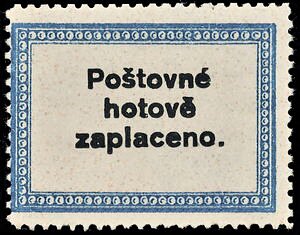Stamp, Český merkur (Kurýr) Praha, Czechoslovakia,  , Newspapers