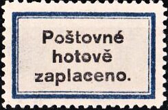 Stamp, Český merkur (Kurýr) Praha, Czechoslovakia,  , Newspapers