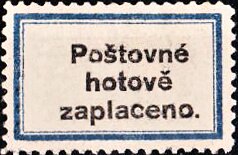 Stamp, Český merkur (Kurýr) Praha, Czechoslovakia,  , Newspapers