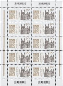 Mini Sheet, 1000th Anniversary of Consecration of Worms Cathedral, Germany, Federal Republic,  , Anniversaries and Jubilees, Churches - Cathedrals - Basilicas - Chapels