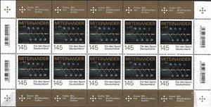 Mini Sheet, Rowing / Together, Germany, Federal Republic,  , Rowing, Sports