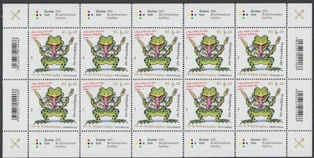 The Frog King eating