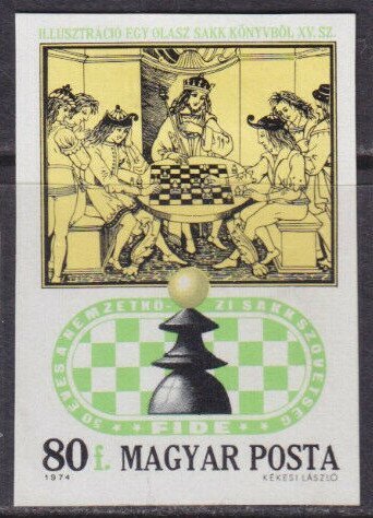 Royal Chess Party, 15th Century, Italian Chess Book