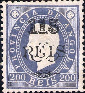 Stamp, King Luis, Angola,  