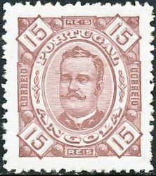 Stamp, King Carlos I., Angola,  