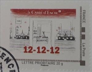 Stamp, Carre d'Encre 12-12-12, Personalized and Private Mail Stamps,  , Philately, Shops
