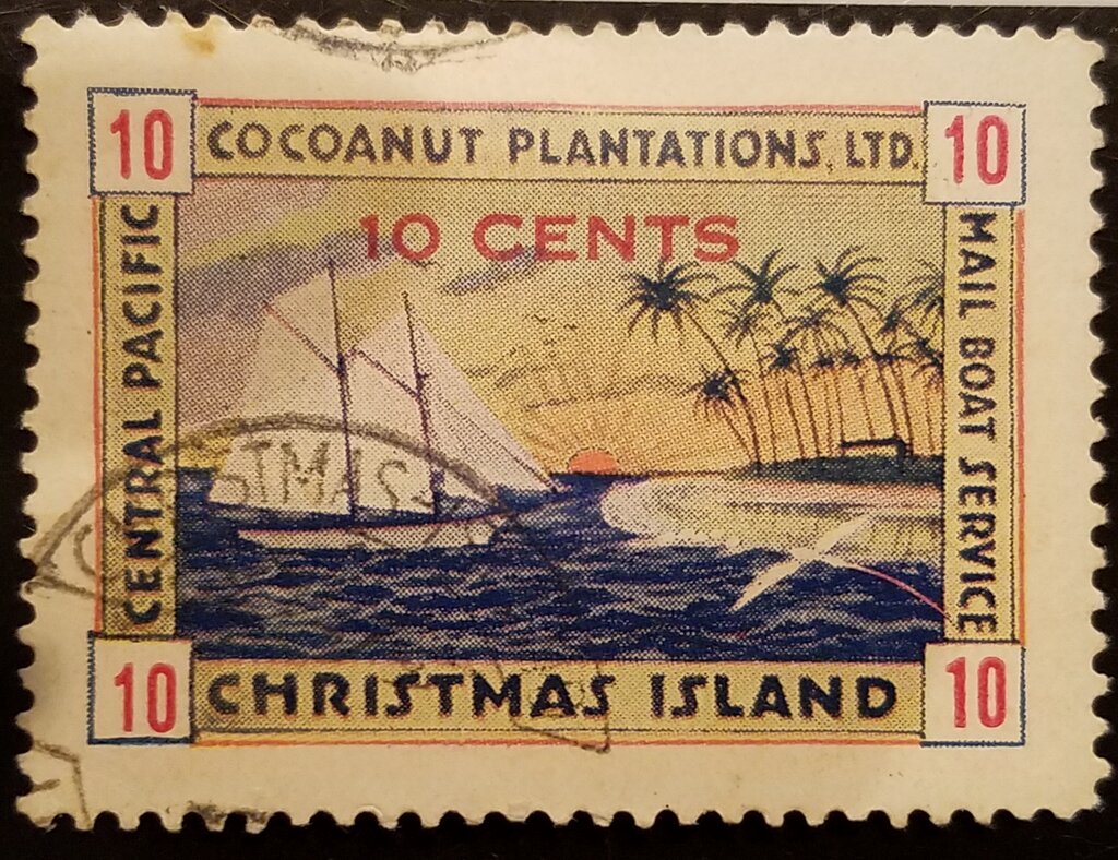 Central Pacific Cocoanut Plantations Ltd- overprint