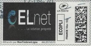 Stamp, Elnet, Personalized and Private Mail Stamps,  , Logos
