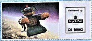 Stamp, Lego in Orbit. Delivered by Royal Mail. C9 10002, Personalized and Private Mail Stamps,  , Toys