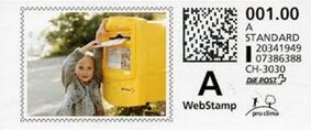 Mail Box. Child posting a letter