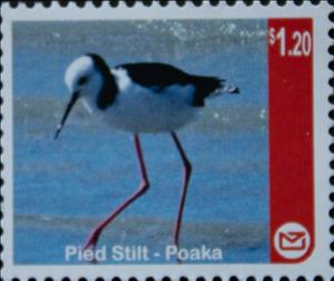 Stamp, Pied Stilt CAL stamp, Personalized and Private Mail Stamps,  , Animals (Fauna), Birds