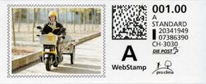 Postman on post tricycle