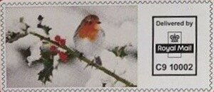 Robin. Delivered by Royal Mail. C9 10002
