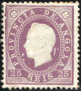 Stamp, King Luis I., Angola,  