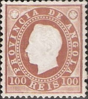 Stamp, King Luis I., Angola,  