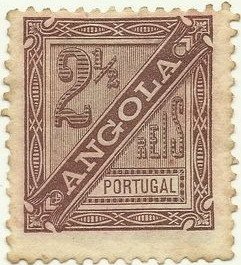 Stamp, Numeral, Angola,  