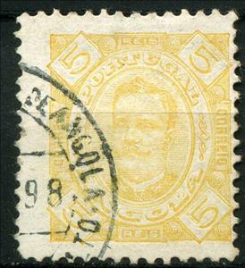 Stamp, King Carlos I., Angola,  