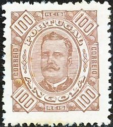 Stamp, King Carlos I., Angola,  