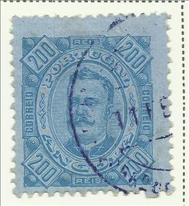 Stamp, King Carlos I., Angola,  