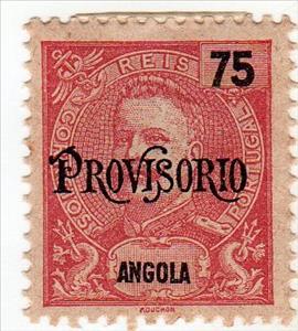 Stamp, King Carlos I., Angola,  